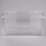 Rubbermaid® FG330200CLR Clear Polycarbonate Food Storage Box Lid - 26