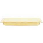 Vollrath 9052410 Super Pan® 1/2 Size Long Amber High Heat Plastic Food Pan - 2 1/2