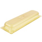 Vollrath 9052410 Super Pan® 1/2 Size Long Amber High Heat Plastic Food Pan - 2 1/2