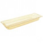 Vollrath 9052410 Super Pan® 1/2 Size Long Amber High Heat Plastic Food Pan - 2 1/2