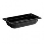 Vollrath 8032420 Super Pan® 1/3 Size Black Polycarbonate Food Pan - 2 1/2 Vollrath 8032420 Super Pan® 1/3 Size Black Polycarbonate Food Pan - 2 1/2