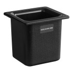 Carlisle CM110503 Coldmaster 1/6 Size Black High Capacity Cold ABS Plastic Food Pan - 6 Carlisle CM110503 Coldmaster 1/6 Size Black High Capacity Cold ABS Plastic Food Pan - 6