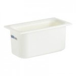 Carlisle CM110503 Coldmaster 1/6 Size Black High Capacity Cold ABS Plastic Food Pan - 6 Carlisle CM110503 Coldmaster 1/6 Size Black High Capacity Cold ABS Plastic Food Pan - 6