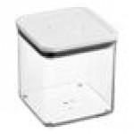 OXO Good Grips 2.8 Qt. Clear Square SAN Plastic Food Storage Container with White POP Lid OXO Good Grips 2.8 Qt. Clear Square SAN Plastic Food Storage Container with White POP Lid