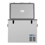 Summit Appliance SPRF56 Accucold 1.94 Cu. Ft. Gray DC-Powered Portable Refrigerator / Freezer with Insulated Fabric Cover- 12/24VDC Summit Appliance SPRF56 Accucold 1.94 Cu. Ft. Gray DC-Powered Portable Refrigerator / Freezer with Insulated Fabric Cover- 12/24VDC