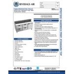Beverage-Air SPED72HC-18-4-CL Elite Series 72 Beverage-Air SPED72HC-18-4-CL Elite Series 72
