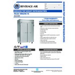 Beverage-Air HRS2HC-1S Horizon Series 52 Beverage-Air HRS2HC-1S Horizon Series 52