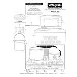 Waring WCIC20 2 Qt. Compressor Ice Cream Maker - 120V