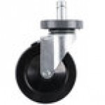 Metro 5MB Super Erecta Resilient Rubber Swivel Stem Caster with Brake