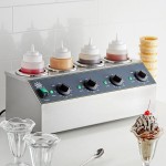 Carnival King Quad 32 oz. Sauce / Topping Bottle Warmer - 800W, 120V Carnival King Quad 32 oz. Sauce / Topping Bottle Warmer - 800W, 120V