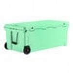 CaterGator CG200SFW Seafoam 210 Qt. Mobile Rotomolded Outdoor Cooler / Ice Chest