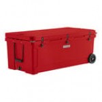 CaterGator CG200SFW Seafoam 210 Qt. Mobile Rotomolded Outdoor Cooler / Ice Chest