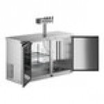 Avantco UDD-2-HC-S Four Tap Kegerator Beer Dispenser - Stainless Steel, (2) 1/2 Keg Capacity