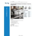 Avantco UDD-2-HC-S Four Tap Kegerator Beer Dispenser - Stainless Steel, (2) 1/2 Keg Capacity