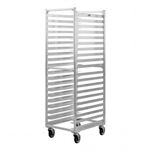 New Age 20 Pan End Load Wide Angle Aluminum Bun / Sheet Pan Rack 1306 New Age 20 Pan End Load Wide Angle Aluminum Bun / Sheet Pan Rack 1306