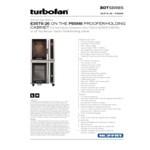 Moffat E35T6/P85M8 Turbofan Full Size Electric Touch Screen Convection Oven with Steam Injection and 8 Tray Holding Cabinet / Proofer - 208V, 3 Phase Moffat E35T6/P85M8 Turbofan Full Size Electric Touch Screen Convection Oven with Steam Injection and 8 Tray Holding Cabinet / Proofer - 208V, 3 Phase