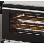 Cooking Performance Group COH-D3-A Double Stacked Electric Digital 3 Tray Half Size Convection Oven with Moisture Injection and Stand - 120V Cooking Performance Group COH-D3-A Double Stacked Electric Digital 3 Tray Half Size Convection Oven with Moisture Injection and Stand - 120V