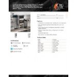 Cooking Performance Group COH-D3-A Double Stacked Electric Digital 3 Tray Half Size Convection Oven with Moisture Injection and Stand - 120V Cooking Performance Group COH-D3-A Double Stacked Electric Digital 3 Tray Half Size Convection Oven with Moisture Injection and Stand - 120V