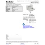 Zurn Elkay CHS1716C 16 3/4