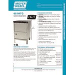 Moyer Diebel 601HTG Undercounter High Temperature Glass Washer with Booster - 208-240V Moyer Diebel 601HTG Undercounter High Temperature Glass Washer with Booster - 208-240V