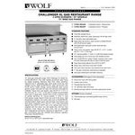 Wolf by Vulcan C72SS-8B24GN Challenger XL Series Natural Gas 72