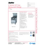 Garland SunFire Series X24-4L Liquid Propane 4 Burner 24