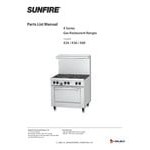 Garland SunFire Series X24-4L Liquid Propane 4 Burner 24