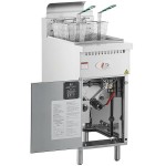 Cooking Performance Group FFOP40 Natural Gas 40 lb. Stainless Steel Open Pot Floor Fryer - 90,000 BTU Cooking Performance Group FFOP40 Natural Gas 40 lb. Stainless Steel Open Pot Floor Fryer - 90,000 BTU