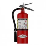 Amerex FE B402 5 lb. Dry Chemical ABC Fire Extinguisher with Wall Bracket 15280 - UL Rating 3A:40B:C Amerex FE B402 5 lb. Dry Chemical ABC Fire Extinguisher with Wall Bracket 15280 - UL Rating 3A:40B:C
