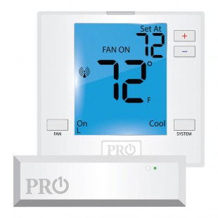Pro1 700 Family Wireless Non-Programmable Multi-Stage Digital PTAC Thermostat T731W - 24V Pro1 700 Family Wireless Non-Programmable Multi-Stage Digital PTAC Thermostat T731W - 24V