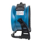 XPOWER Portable Variable Speed Battery-Powered Indoor / Outdoor Cooling Misting Fan / Air Circulator - 900CFM; 22W - FM-65B