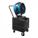 XPOWER Portable Variable Speed Battery-Powered Indoor / Outdoor Cooling Misting Fan / Air Circulator - 900CFM; 22W - FM-65B