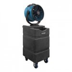 XPOWER Portable Variable Speed Battery-Powered Indoor / Outdoor Cooling Misting Fan / Air Circulator - 900CFM; 22W - FM-65B