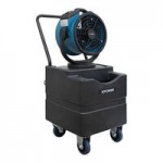 XPOWER Portable Variable Speed Battery-Powered Indoor / Outdoor Cooling Misting Fan / Air Circulator - 900CFM; 22W - FM-65B