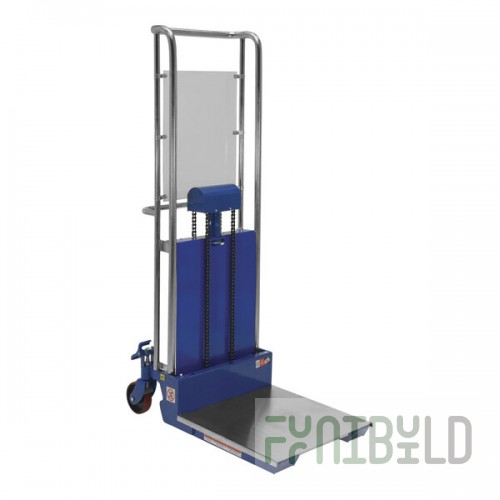 Vestil Hefti-Lift 880 lb. Steel Portable 2-Speed Hydraulic Lift with 23