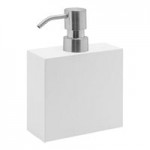 room360 New York 28 oz. Onyx Soap Dispenser with Brushed Stainless Pump Top - 6/Case room360 New York 28 oz. Onyx Soap Dispenser with Brushed Stainless Pump Top - 6/Case