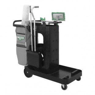 Unger ZoneCleanRx General Cleaning Janitorial Cart System CRTZN