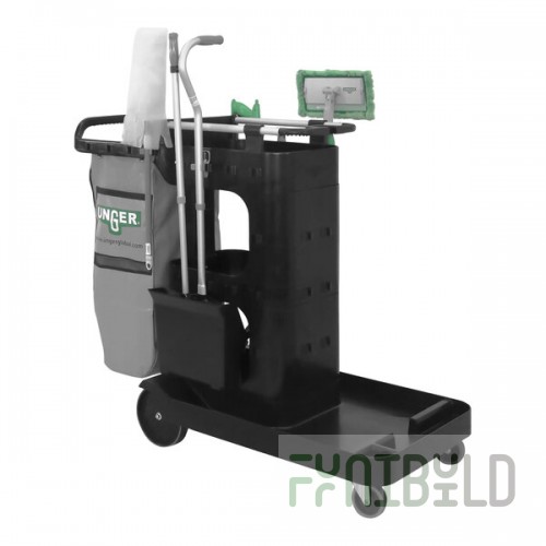 Unger ZoneCleanRx General Cleaning Janitorial Cart System CRTZN