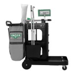 Unger ZoneCleanRx General Cleaning Janitorial Cart System CRTZN Unger ZoneCleanRx General Cleaning Janitorial Cart System CRTZN
