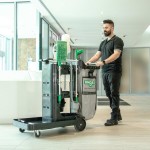 Unger ZoneCleanRx General Cleaning Janitorial Cart System CRTZN Unger ZoneCleanRx General Cleaning Janitorial Cart System CRTZN
