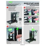 Unger ZoneCleanRx General Cleaning Janitorial Cart System CRTZN Unger ZoneCleanRx General Cleaning Janitorial Cart System CRTZN