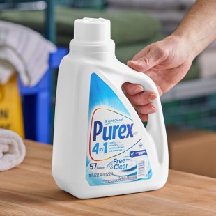 Purex Free & Clear 75 oz. Liquid Laundry Detergent - 6/Case