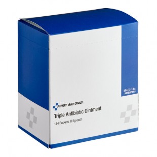First Aid Only M462-144 0.5 Gram Triple Antibiotic Ointment Packet - 2,592/Case First Aid Only M462-144 0.5 Gram Triple Antibiotic Ointment Packet - 2,592/Case