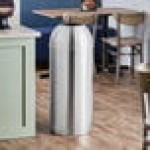 Lancaster Table & Seating 15 Gallon Stainless Steel Round Decorative Trash Can with Open Dome Lid Lancaster Table & Seating 15 Gallon Stainless Steel Round Decorative Trash Can with Open Dome Lid