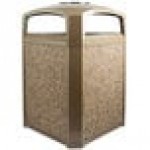 Rubbermaid® FG400300ROCK River Rock Aggregate Panel for FG397000, FG397001, FG397088, FG397100, and FG397200 Landmark Series Classic Containers