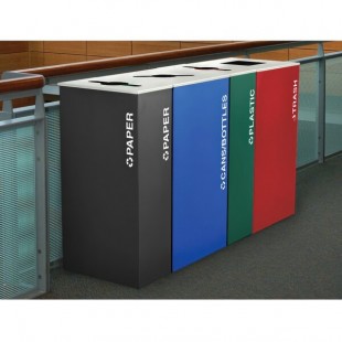Ex-Cell Kaiser RC-KD17-PL EGX Kaleidoscope XL Series Emerald Texture 17 Gallon Customizable Rectangular Plastic Receptacle Ex-Cell Kaiser RC-KD17-PL EGX Kaleidoscope XL Series Emerald Texture 17 Gallon Customizable Rectangular Plastic Receptacle