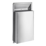 Lavex Stainless Steel Recessed 12-Gallon Trash Can Lavex Stainless Steel Recessed 12-Gallon Trash Can