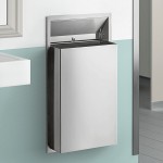 Lavex Stainless Steel Recessed 12-Gallon Trash Can Lavex Stainless Steel Recessed 12-Gallon Trash Can