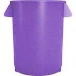 Carlisle 84102024 Bronco 20 Gallon Orange Round Trash Can Carlisle 84102024 Bronco 20 Gallon Orange Round Trash Can