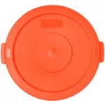 Carlisle 84102024 Bronco 20 Gallon Orange Round Trash Can Carlisle 84102024 Bronco 20 Gallon Orange Round Trash Can